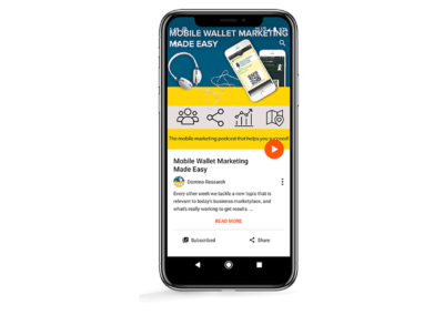 Mobile marketing for podcast episode