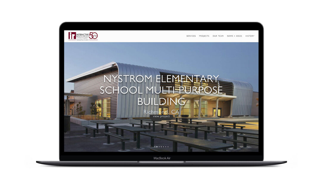 Architect Website – Interactive Resources, Richmond CA