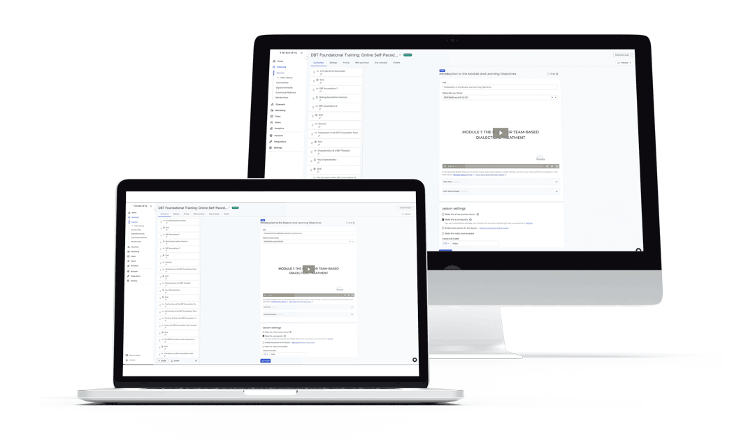 Thinkific Platform – Online Video Course